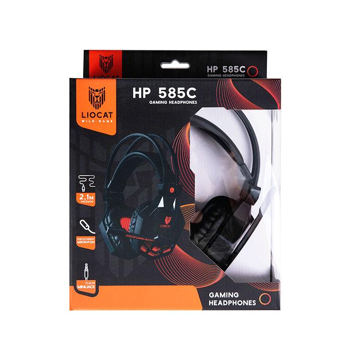 Liocat Gaming Headphones HP 585C - Color : Black