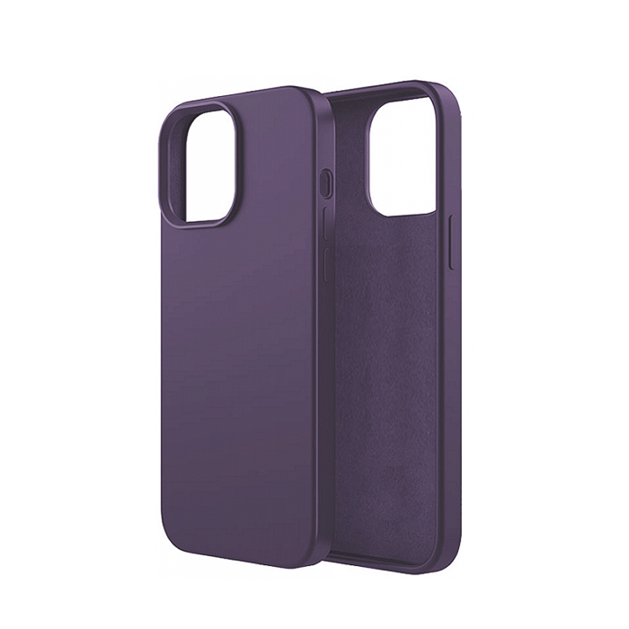 Θήκη Πλάτης Σιλικόνης Soft Back Cover για Iphone 16 Pro Max - Χρώμα : Μωβ