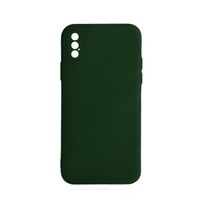 Soft Back Cover For IPhone X / Xs - Color : Dark Green