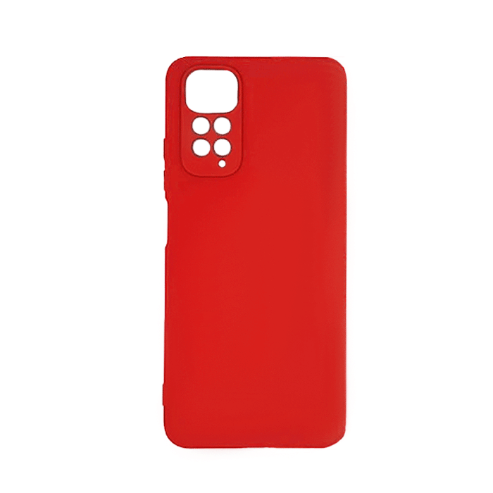 Soft Back Cover For Xiaomi Redmi Note 11 4G Color : Red