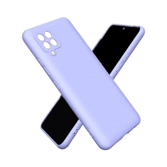 Soft Back Cover For Samsung A22 4G - Color : Purple