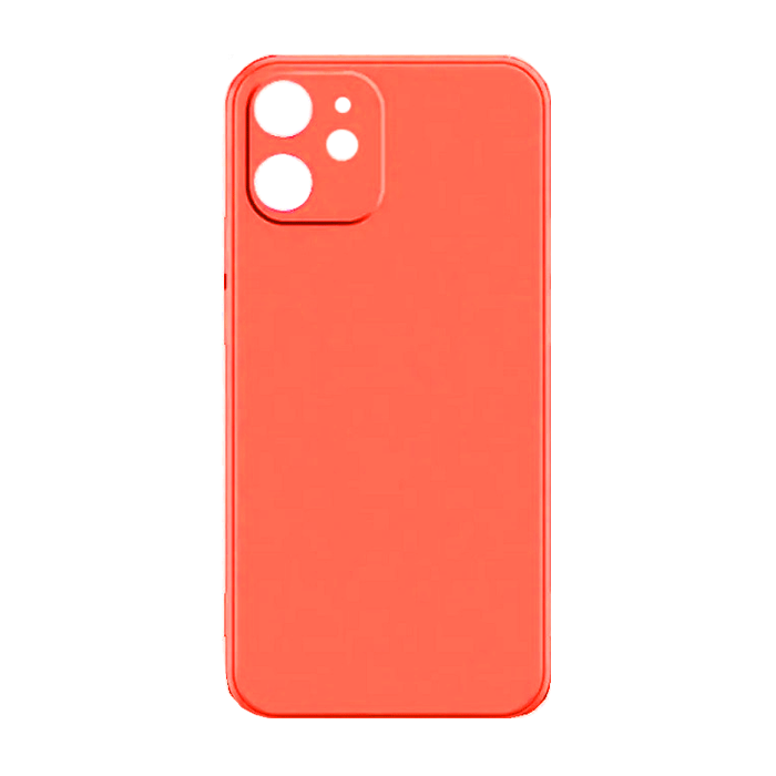Soft Back Cover For IPhone 12 - Color : Red