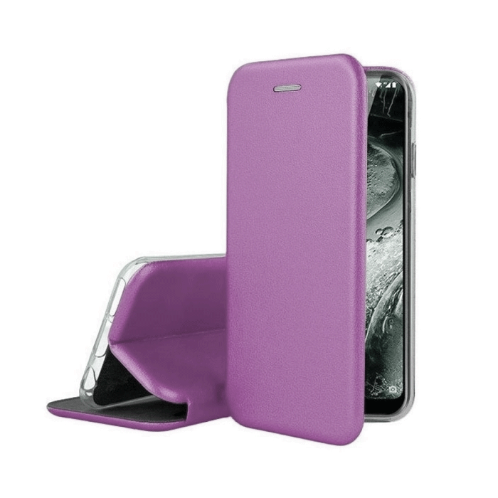 Smart Magnet Elegance Book For Iphone 11 (6.1) - Color : Purple
