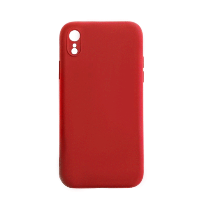 Soft Back Cover For IPhone XR - Color : Red