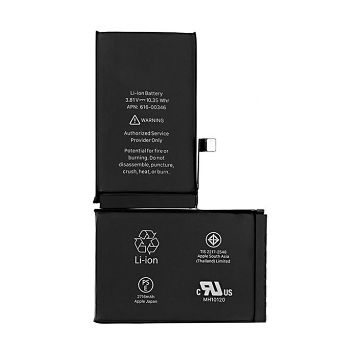 Compatible Battery For Apple iPhone X High Quality - 2716mAh
