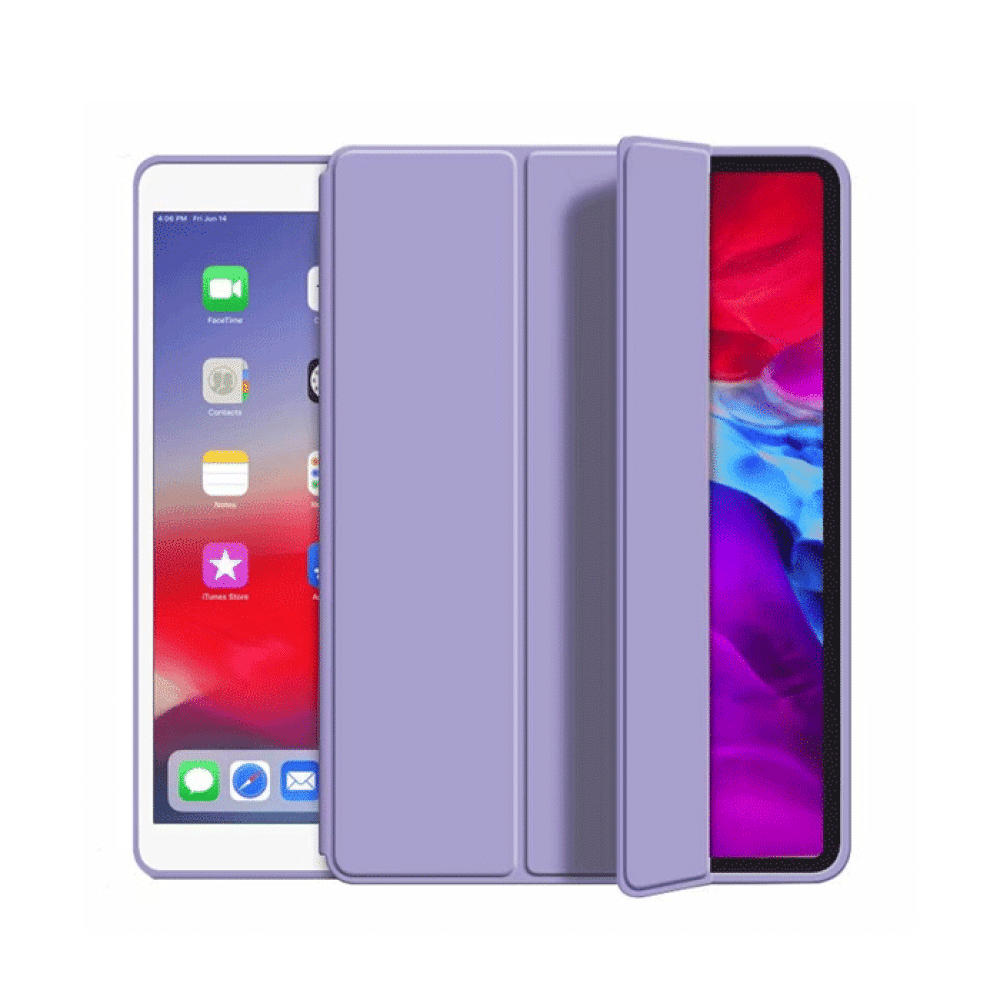 Slim PD Smart Tri-Fold Cover HQ With Pen Case For Samsung T870 / T875 / X700 TAB S7/S8/S9 11 - Color : Purple