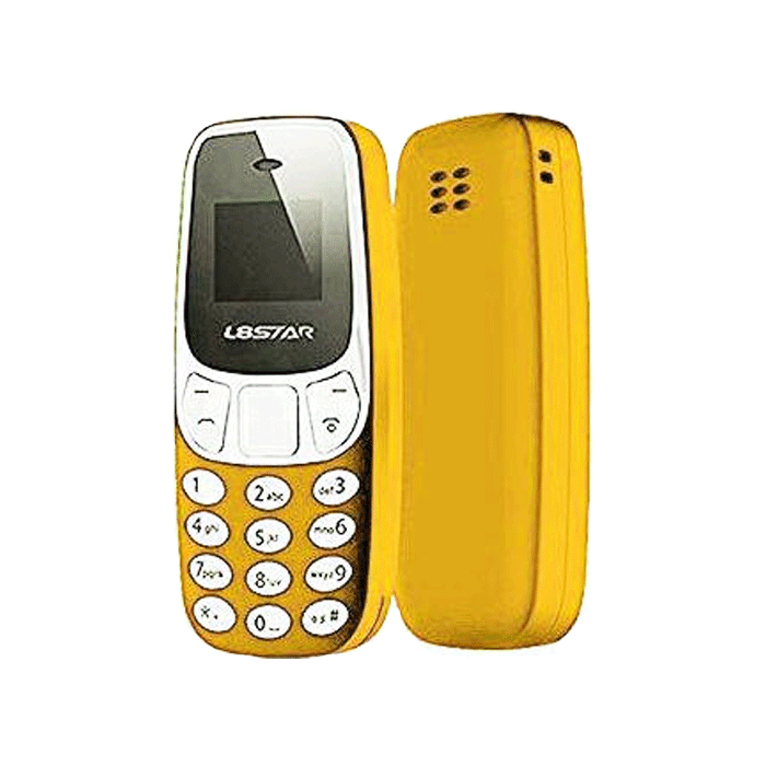 L8STAR BM10 Mini Quad Band Unlocked Phone With Greek Menu - Color : Yellow